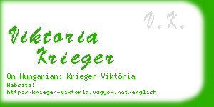 viktoria krieger business card